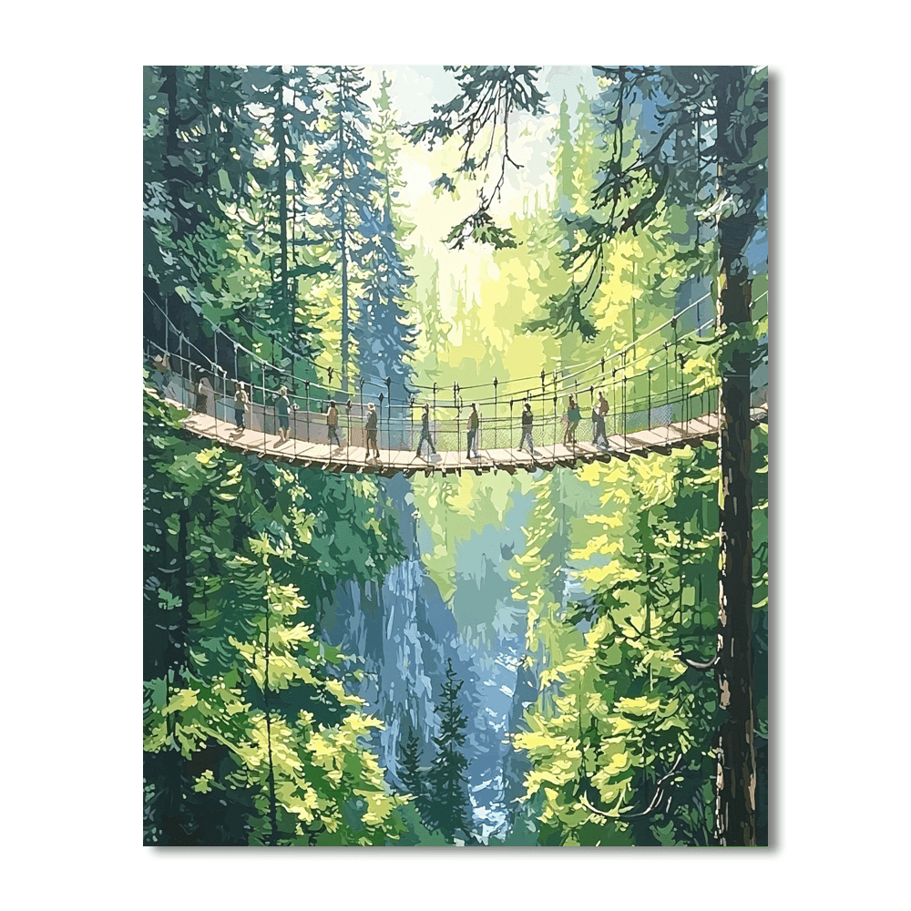 Capilano Suspension Bridge Numbered Painting Kits