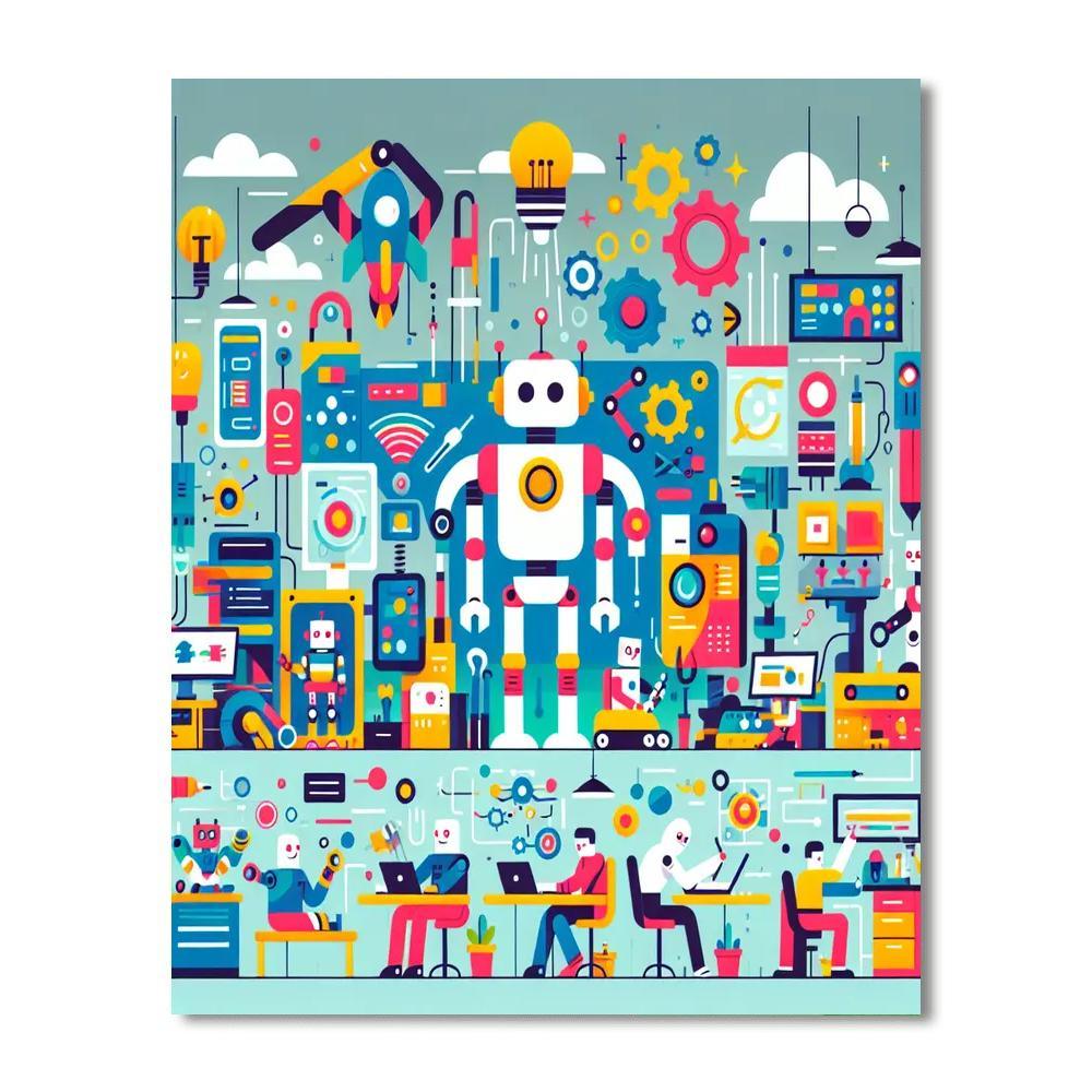 Robotic Invention Workshop Paint By Numbers