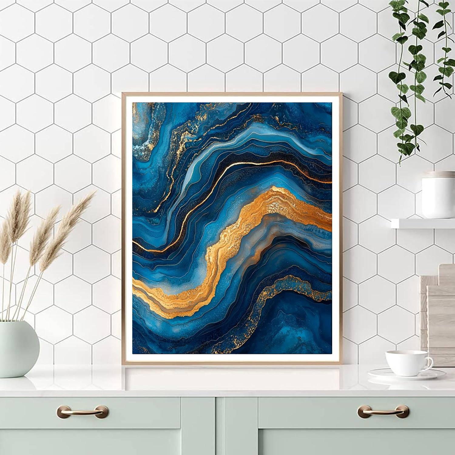 Gustav Klimt Inspired Essence Of Movement  Paint By Numbers Art