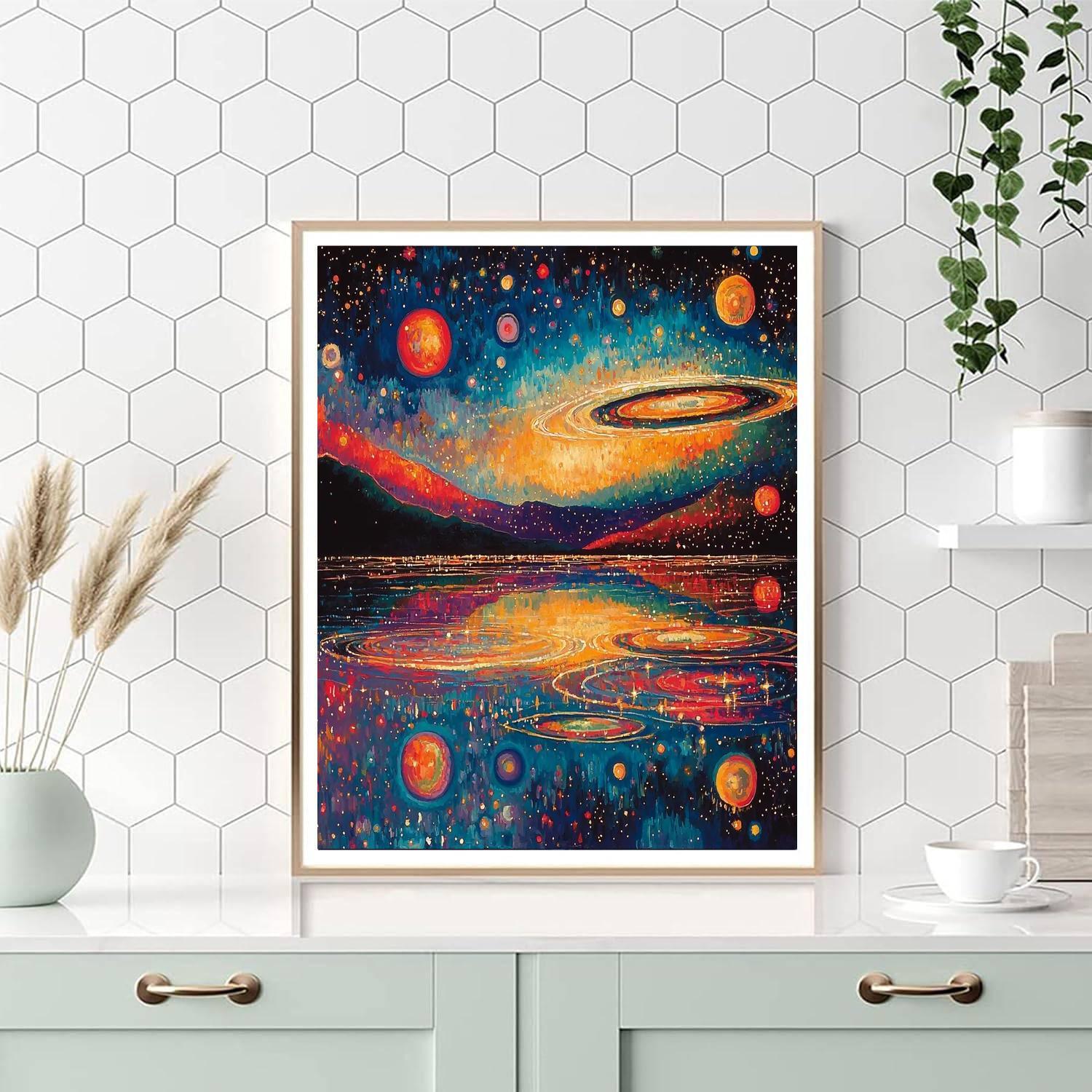 Vassily Kandinsky Inspired Eternal Space Wonder  Paint By Numbers