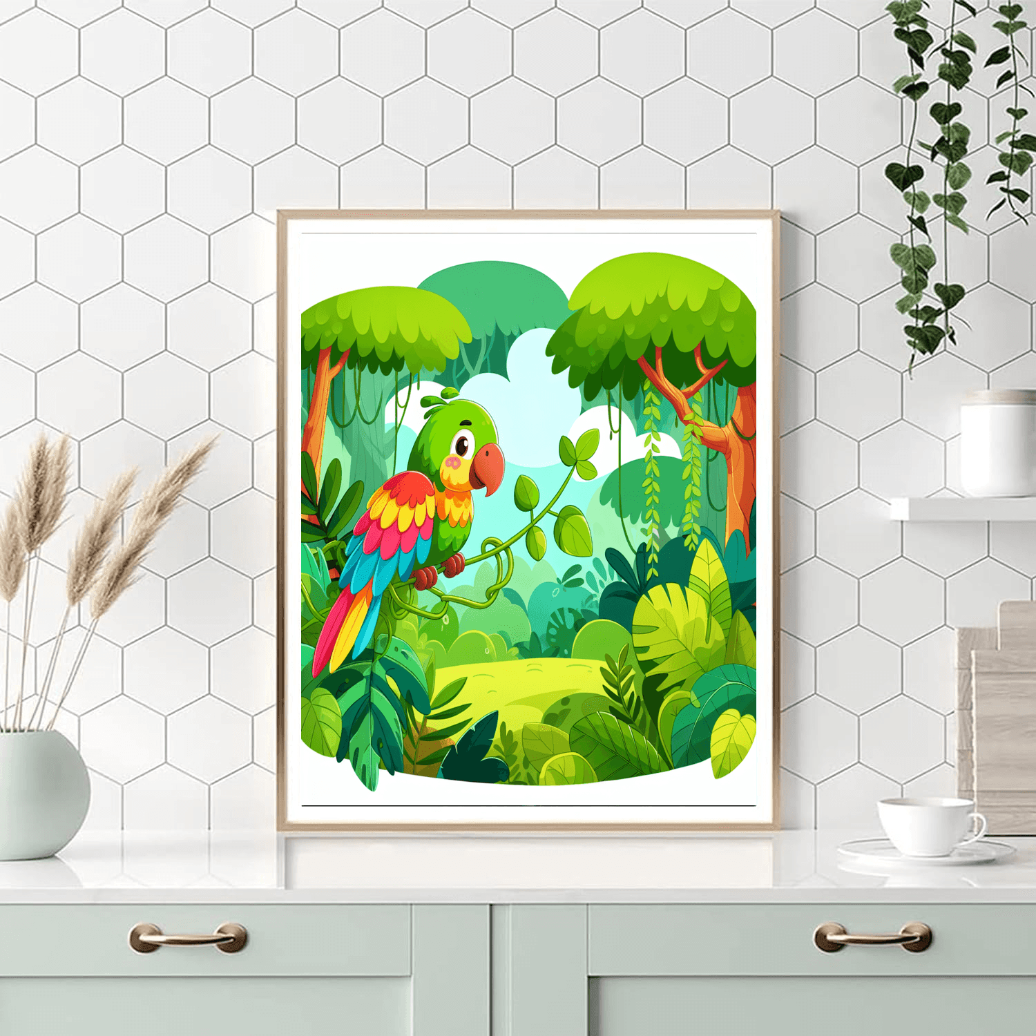 Jungle Safari Exploration Paint By Numbers Art