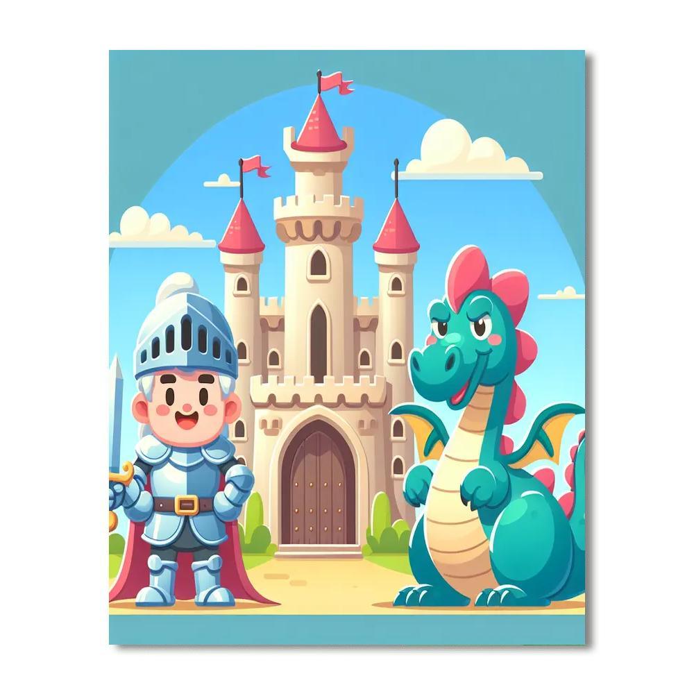 Enchanted Castle Playtime Paint By Color