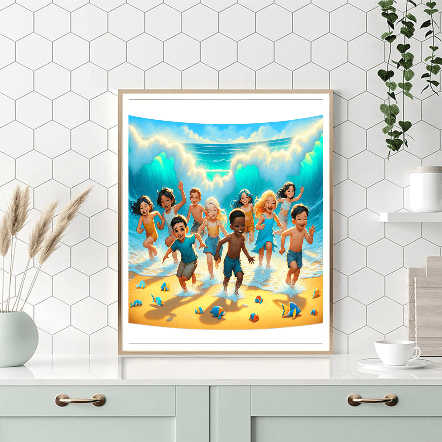 Playful Seaside Memories Paint By Color