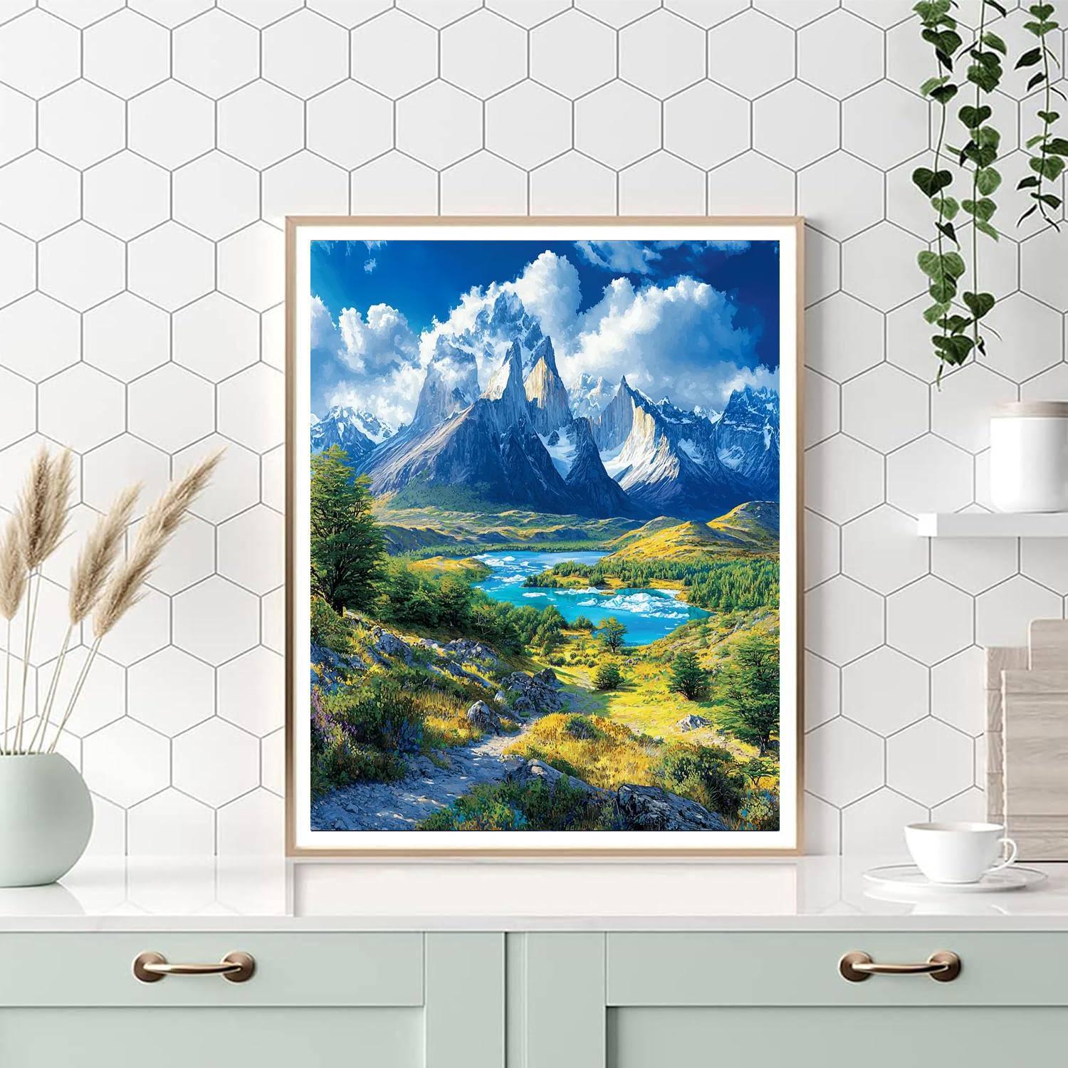 Parque Nacional Torres Del Paine - Chile Paint By Number