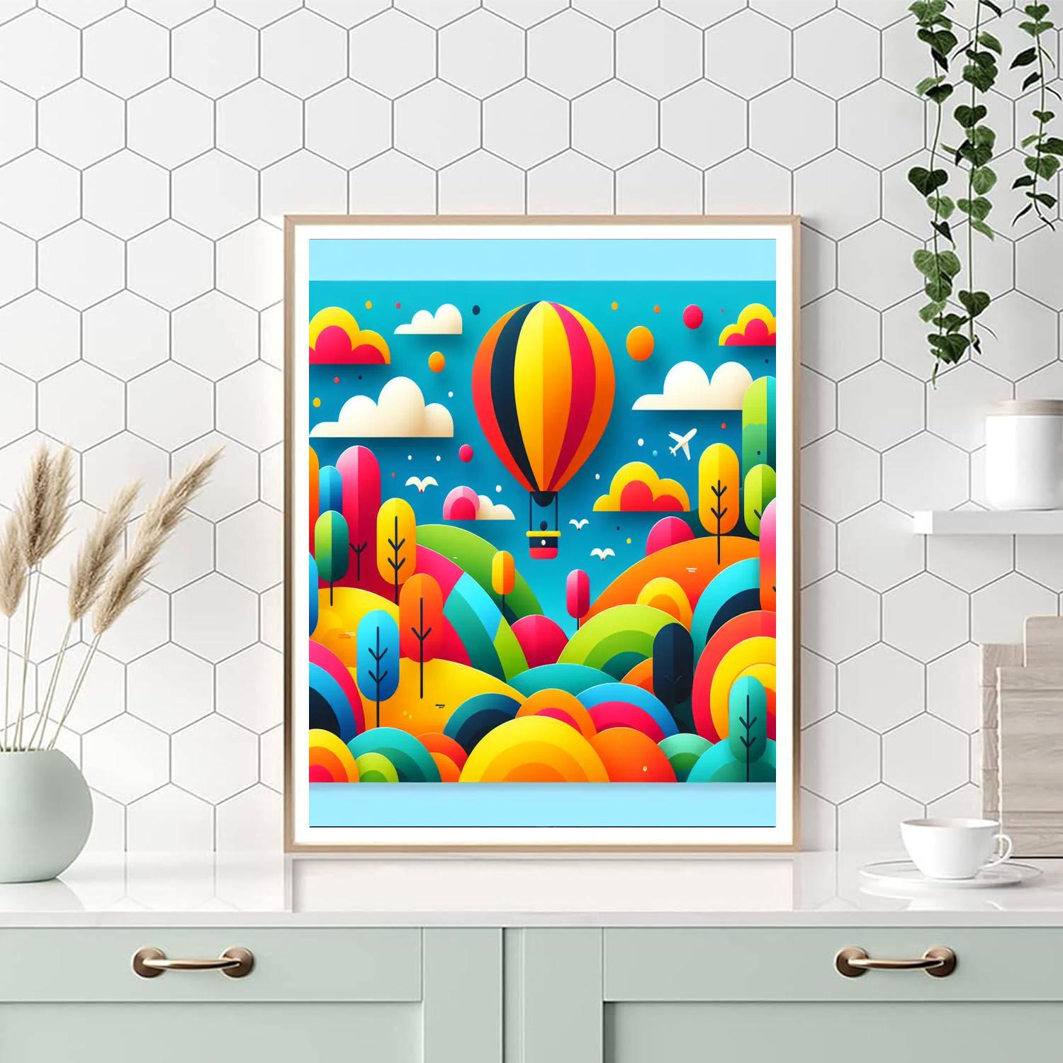 Balloon Ride Adventure Number Painting