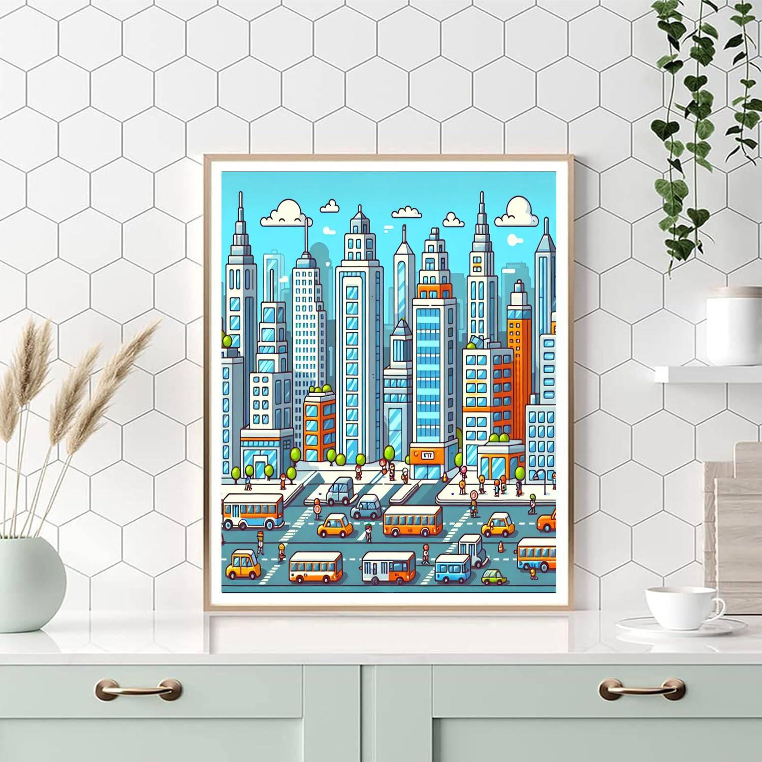 Urban City Adventures Paint By Color