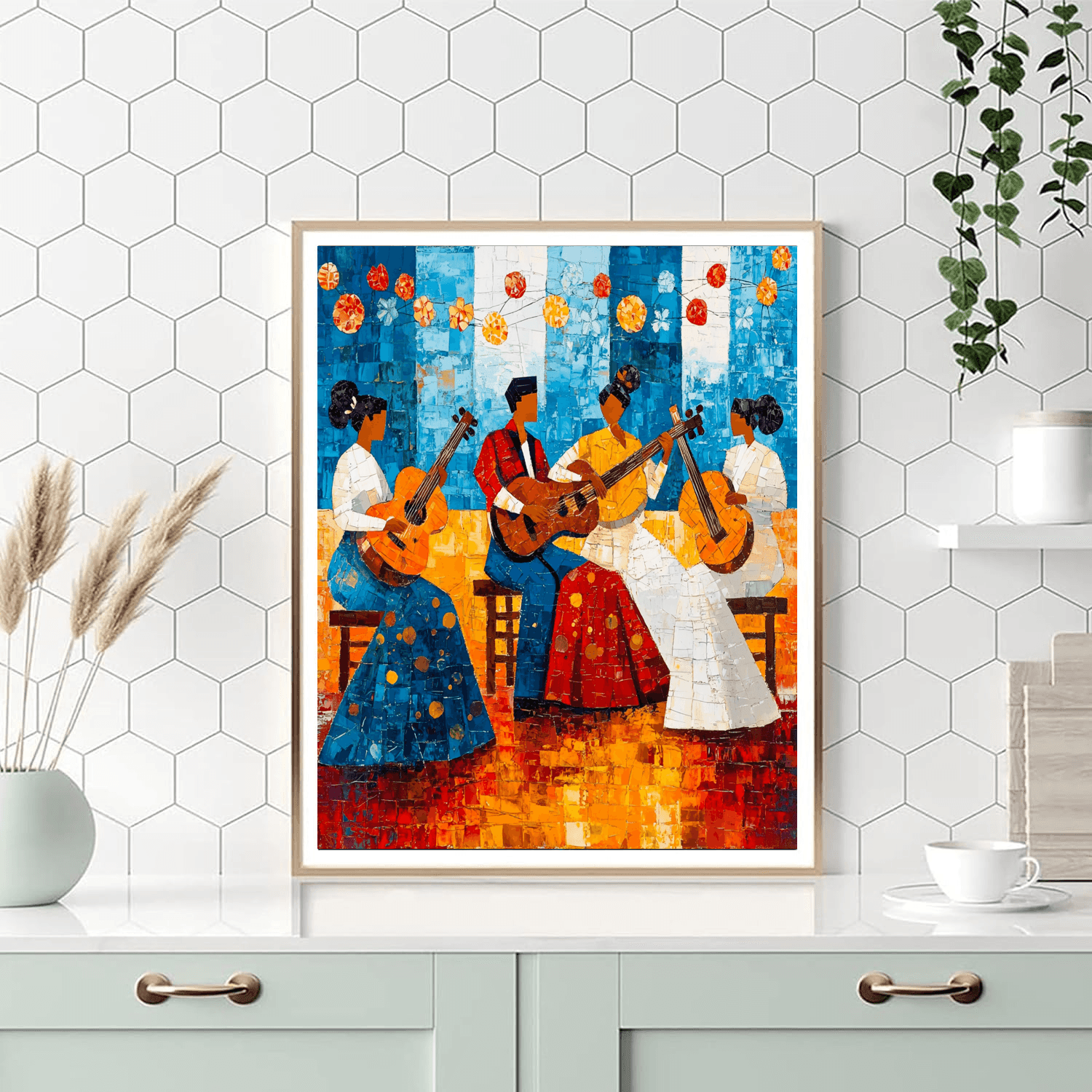 Pablo Picasso Inspired Picasso's Fiesta  Paint By Numbers Kits