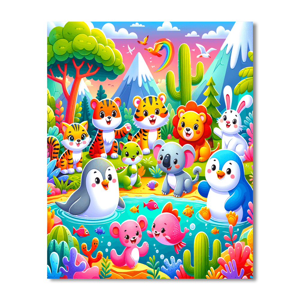 Animal Expedition DIY Paint By Numbers