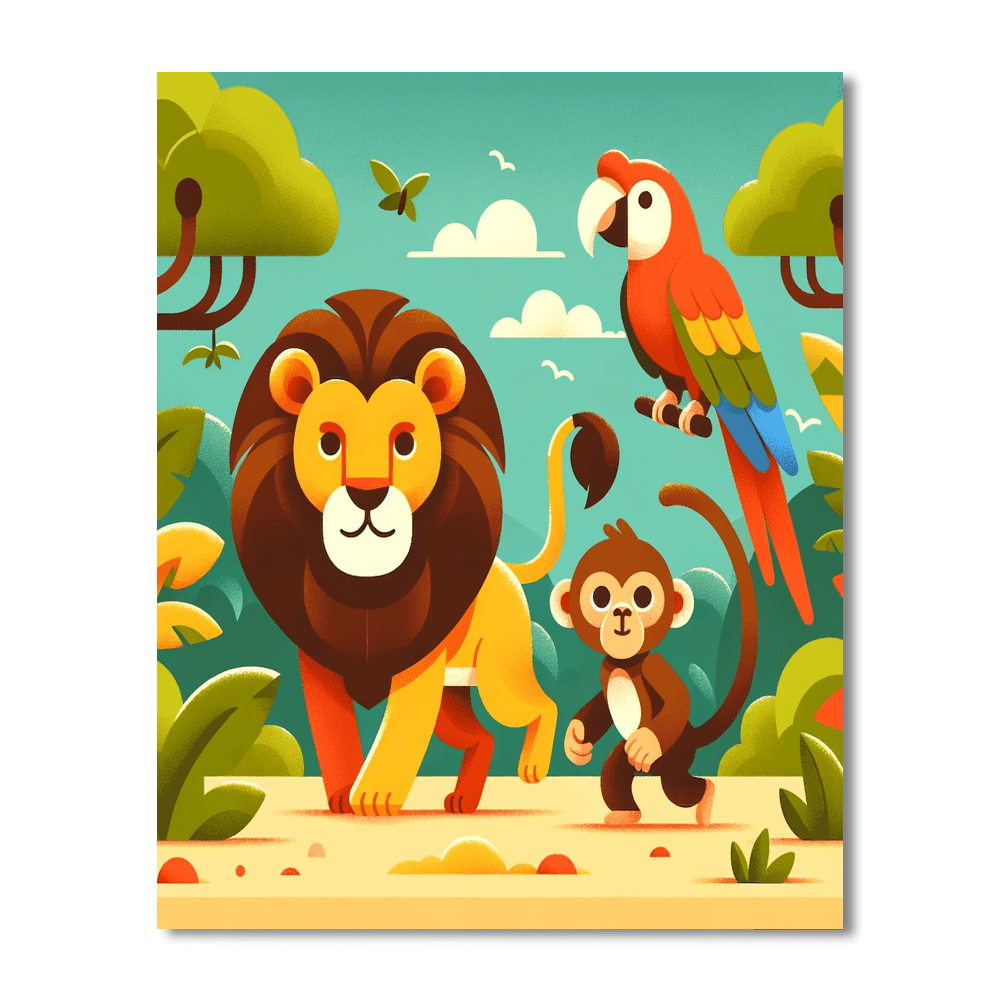 Jungle Journey Expedition Paint By Numbers Kits