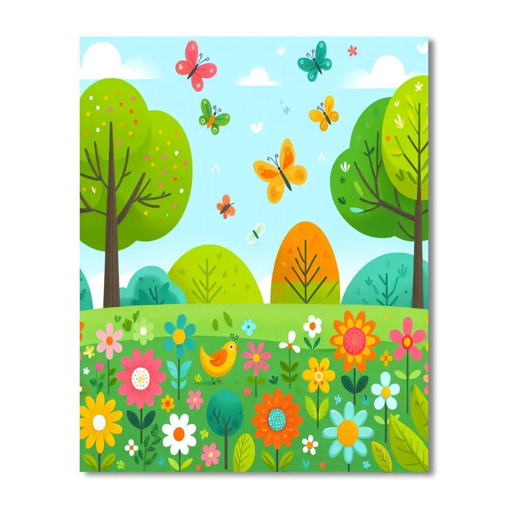 Nature's Colors Paint By Numbers Kits