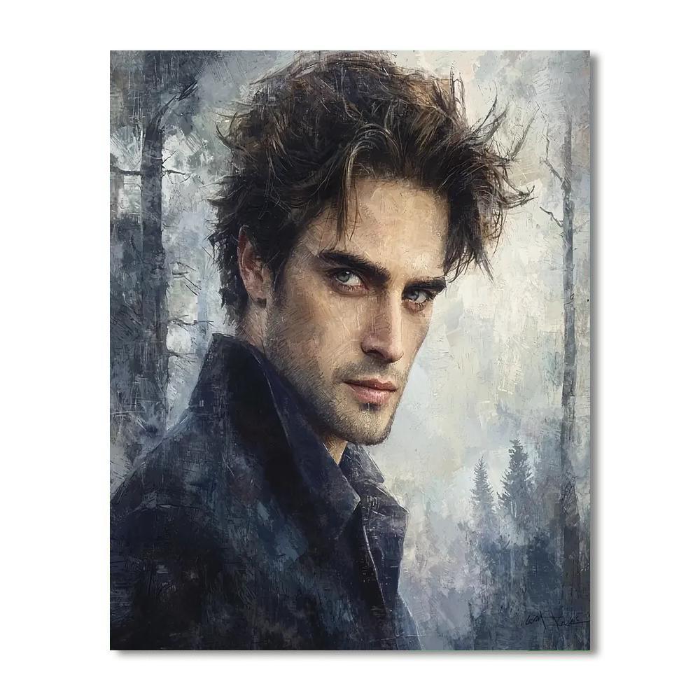 Robert Pattinson: The Brooding Depth Of Edward Cullen Paint By Numbers Kits