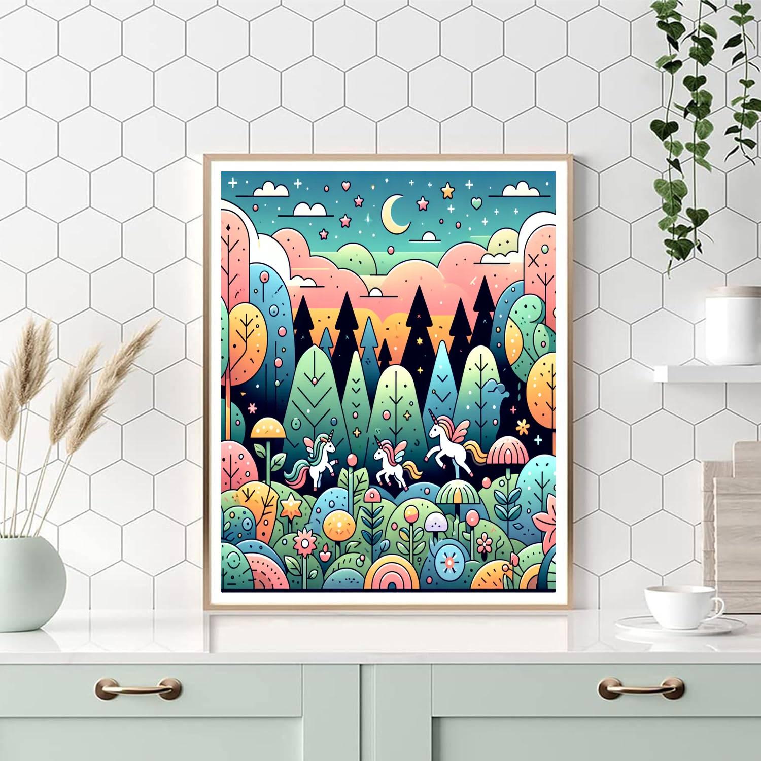 Forest Fairytale Adventure Painting By Numbers Kit