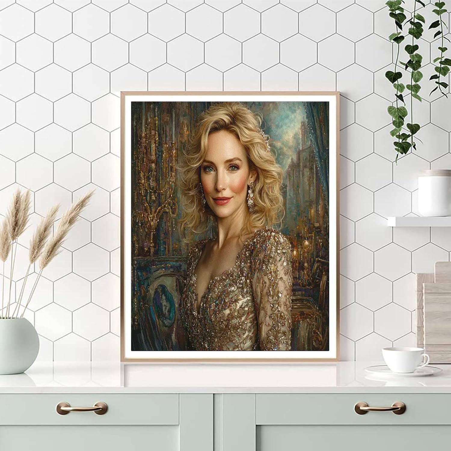 Cate Blanchett: The Chameleon Of Artistry And Elegance Numbered Painting Kits