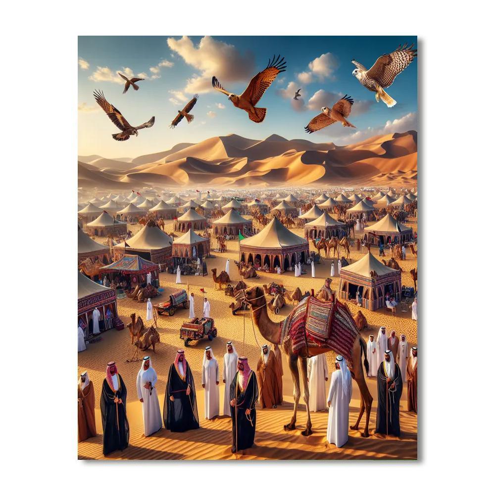 Al Dhafra Festival - Uae Paint By Color