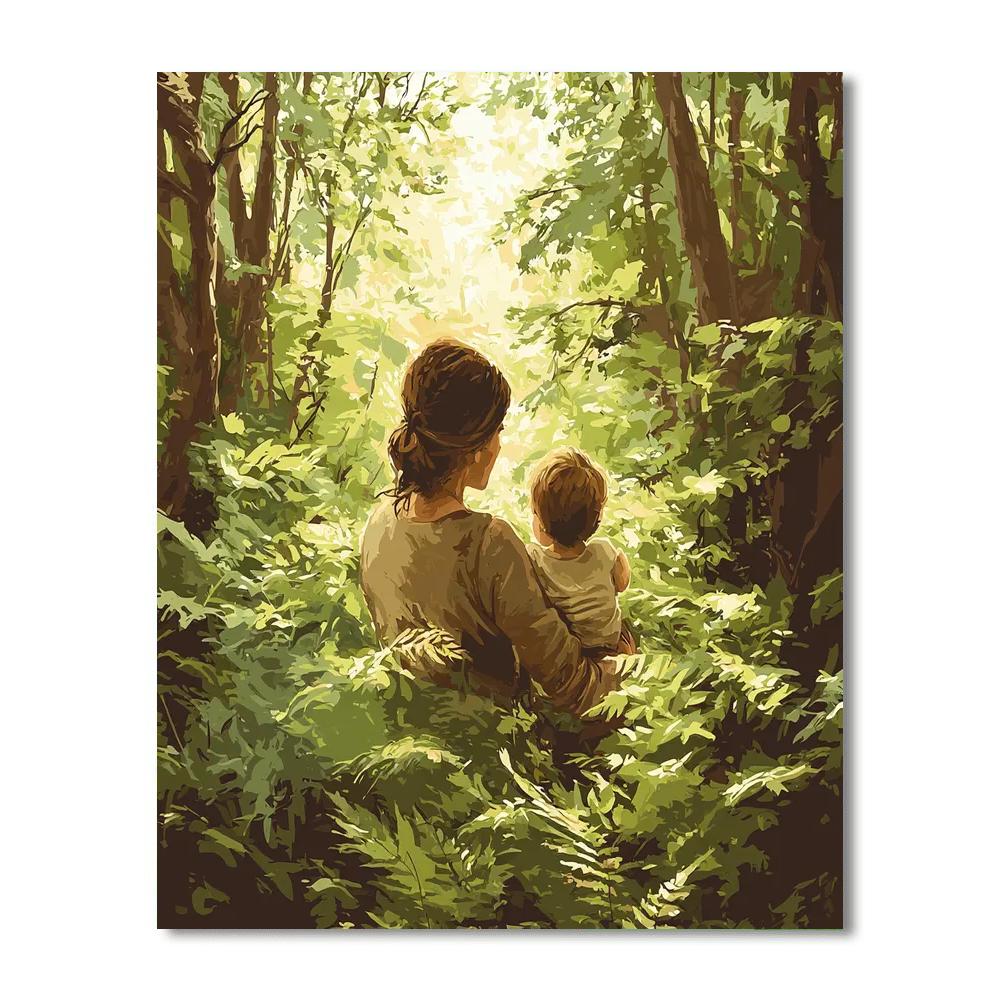 Nature’s Hug Number Painting