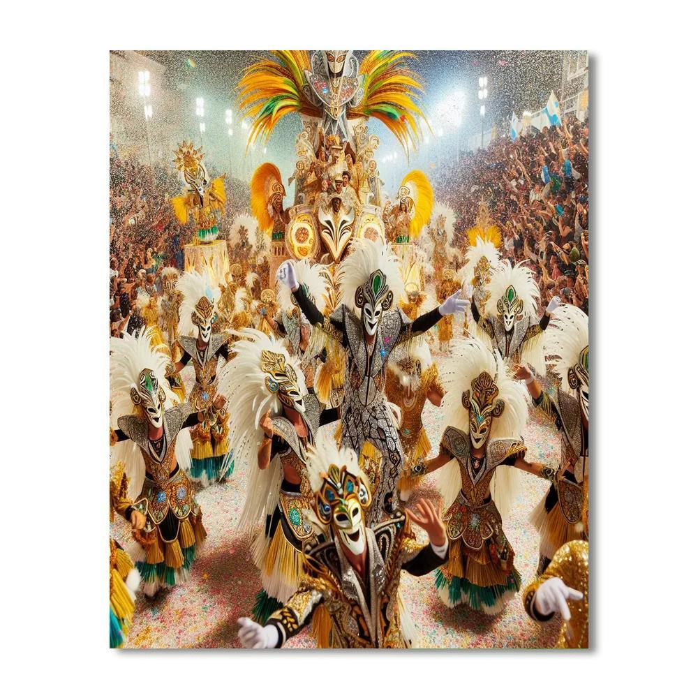 Carnival De Barranquilla - Colombia Numbered Painting Kits