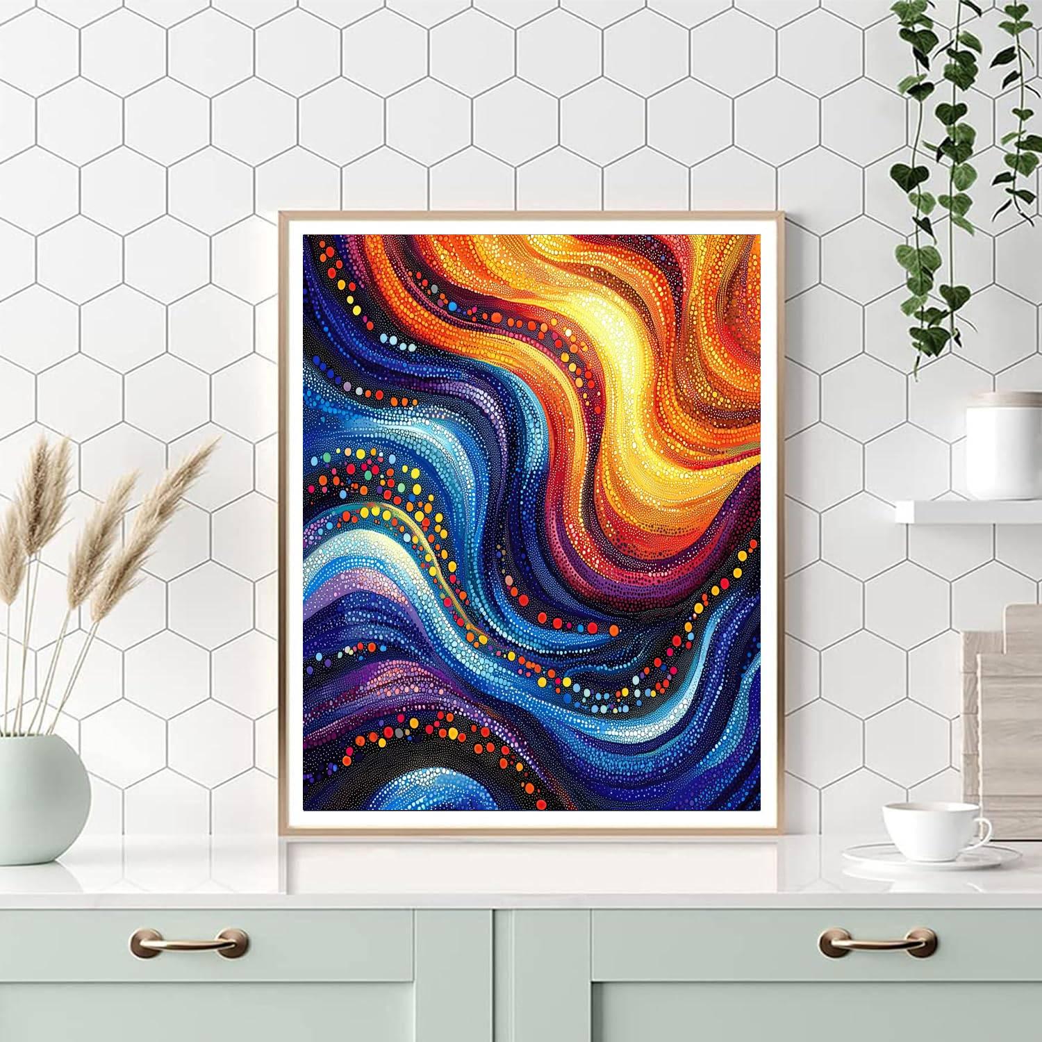 Georges Seurat Inspired Waves Of Energy  Paint By Numbers Kits