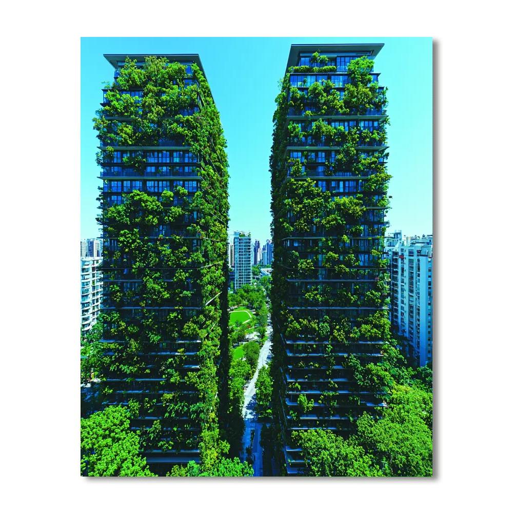 Bosco Verticale Paint By Color