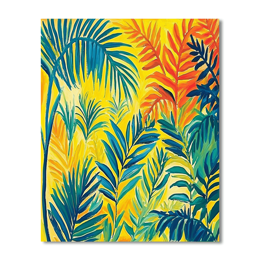 Henri Matisse Inspired Matisse's Tropical Escape  Paint By Numbers Kits