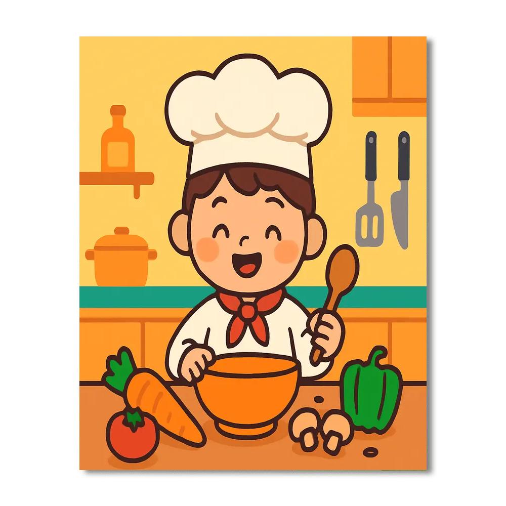 Culinary Chef's Adventure Paint By Numbers