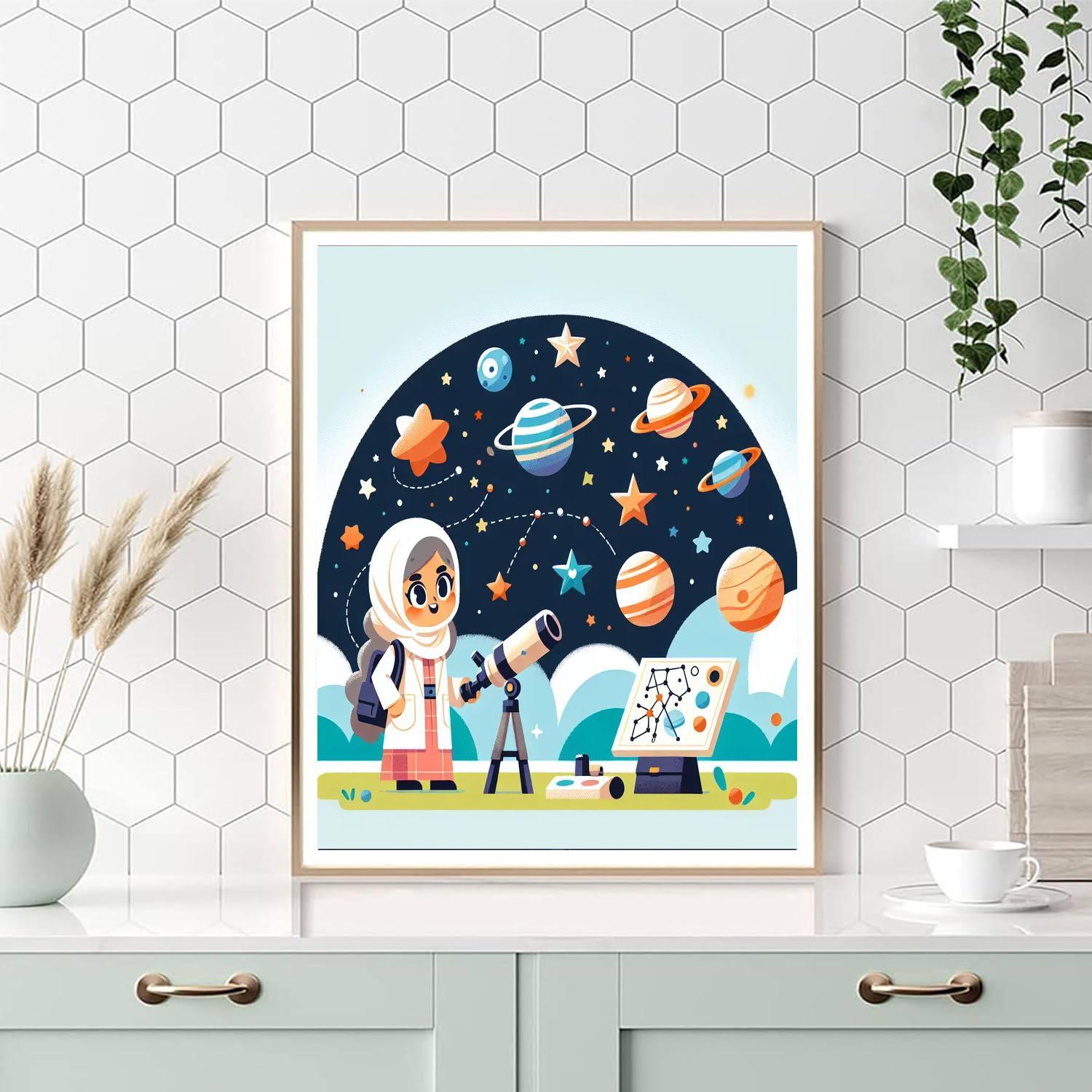 Galactic Science Expedition Paint By Color