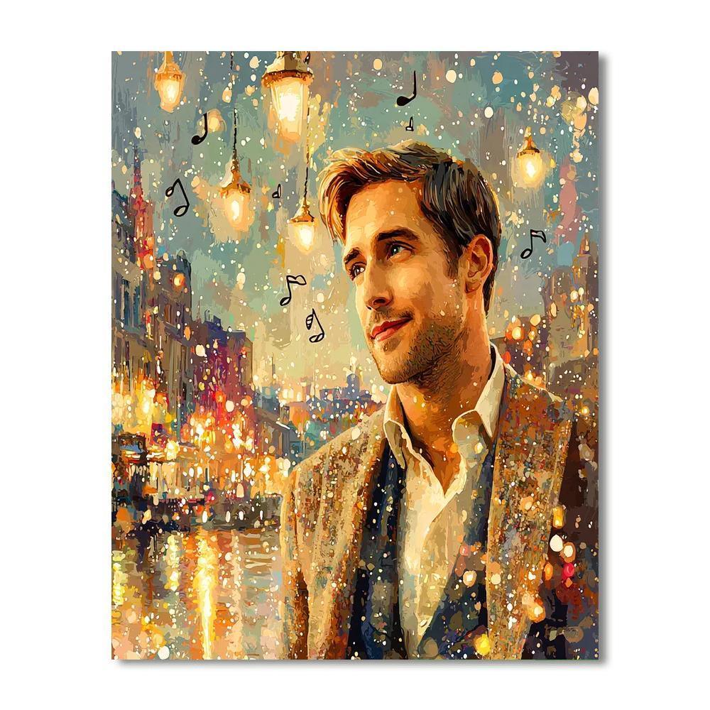 Ryan Gosling: The Heartthrob Of La La Land Numbered Painting Kits