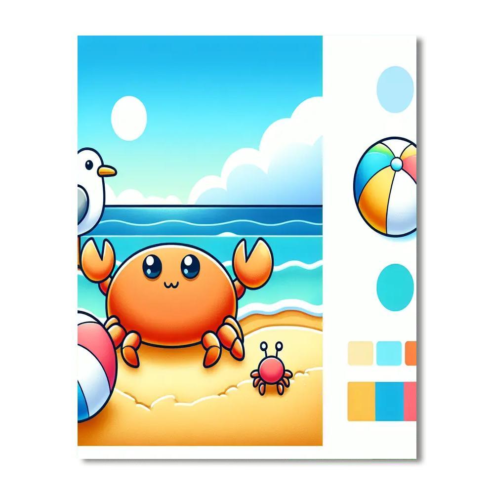Seaside Adventure Safari Paint By Numbers Kits
