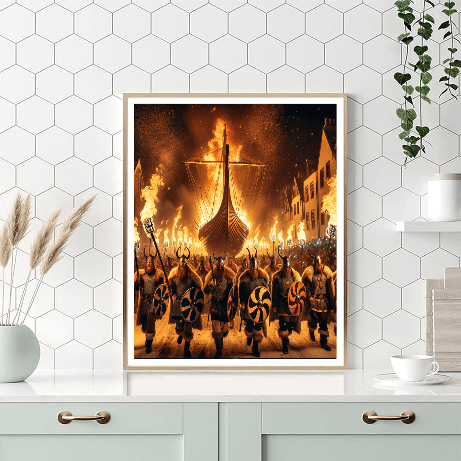Up Helly Aa Fire Festival - Lerwick Painting By Numbers Kit