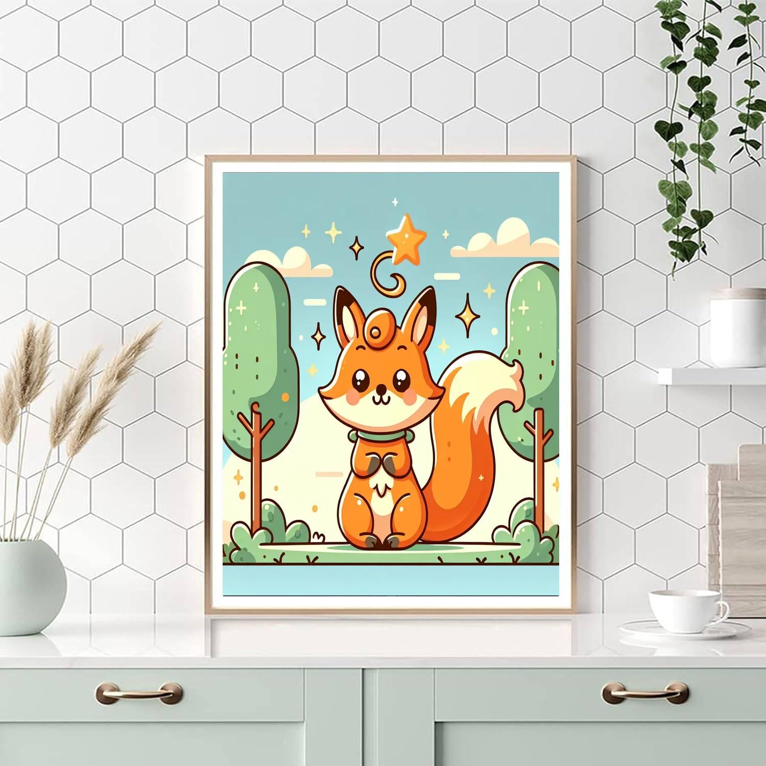 Magical Fox Paint By Number