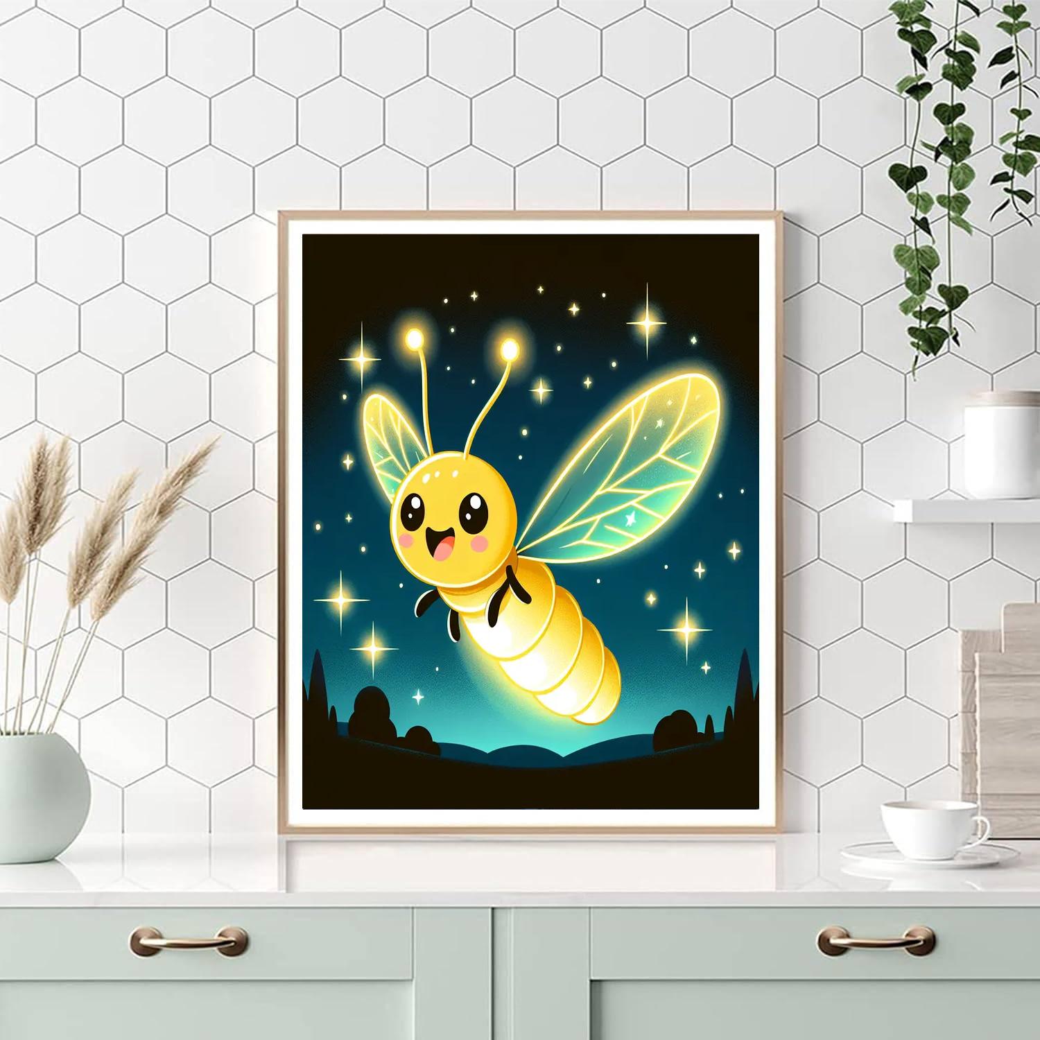 Radiant Firefly Painting By Numbers Kit