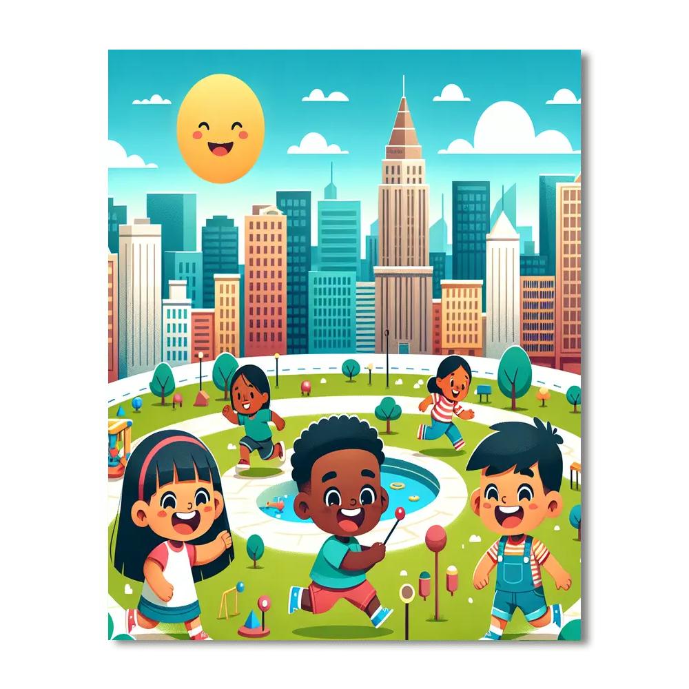 Creative City Life Paint By Numbers Art