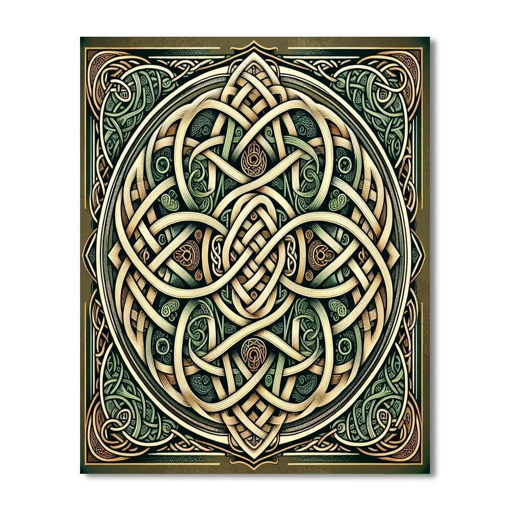 Celtic Knot Whimsy Paint By Number