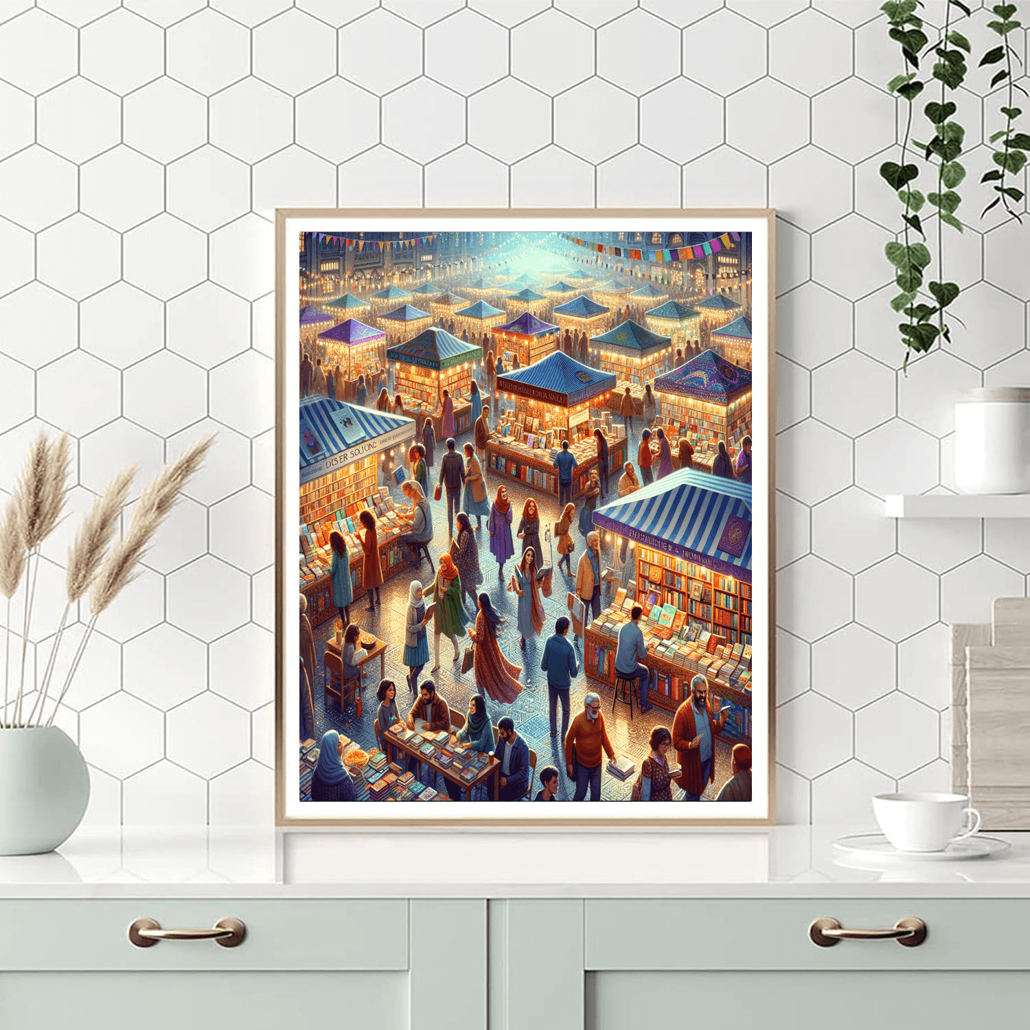 Kolkata Book Fair - India Painting By Numbers Kit