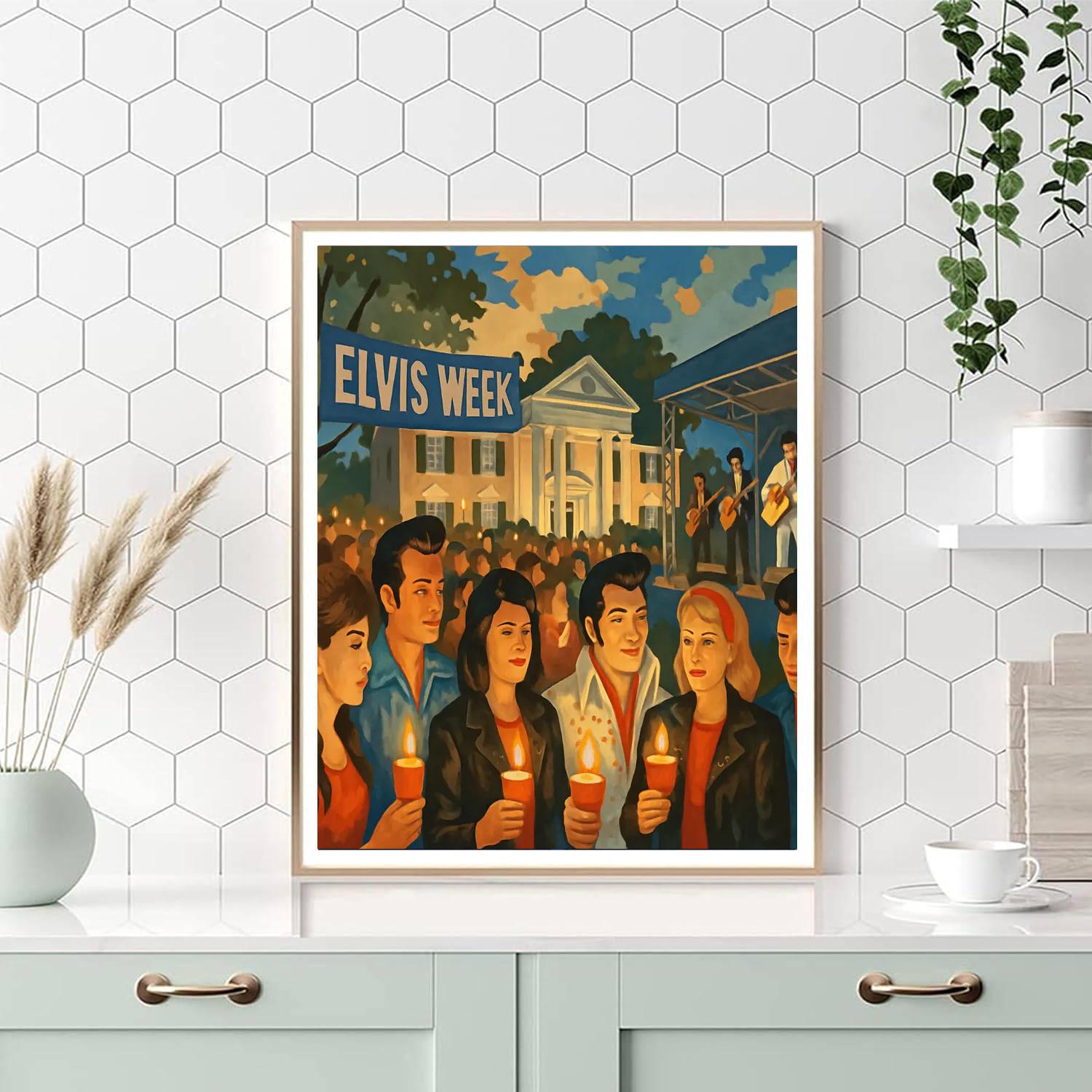 Elvis Week - Memphis, Usa Painting By Numbers Kit