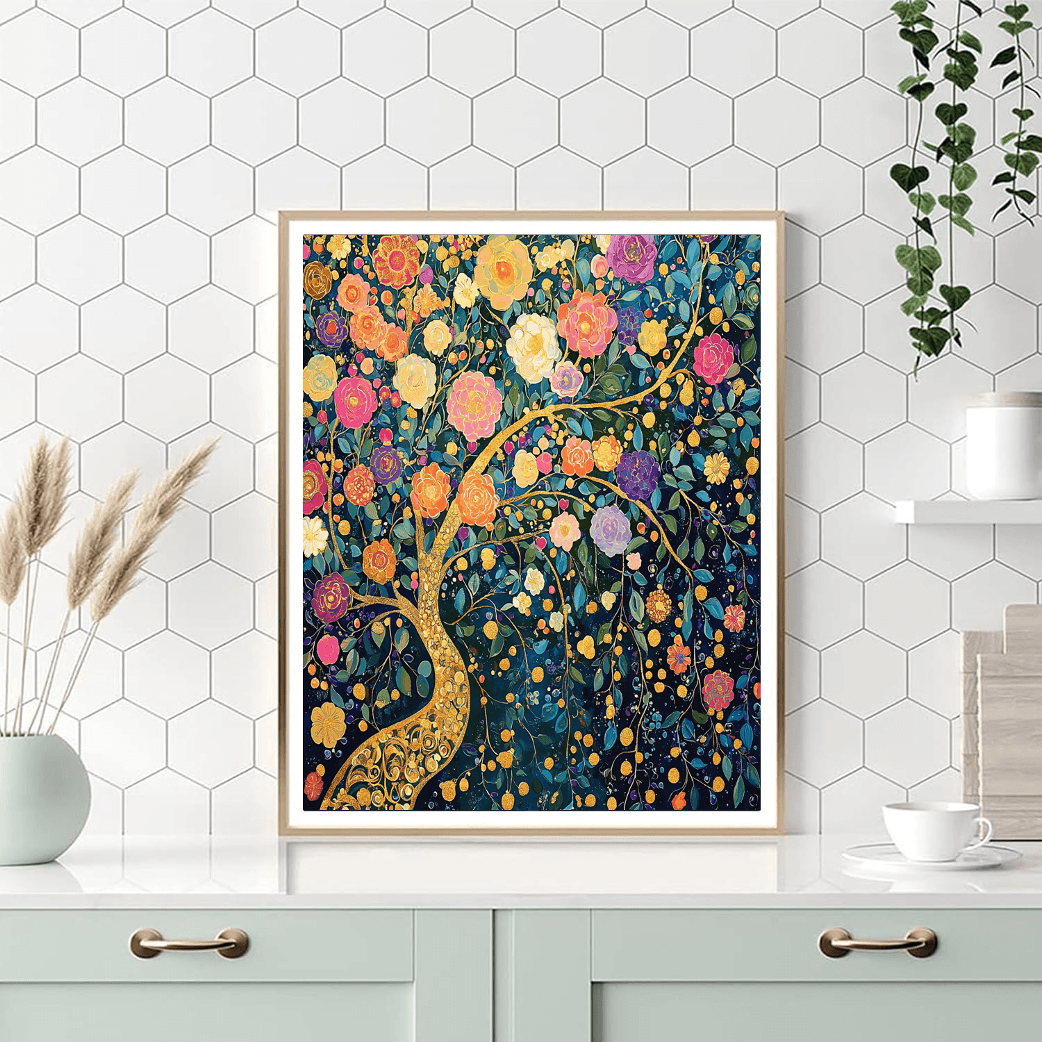 Klimt Inspired Magical Gardens  DIY Paint By Numbers