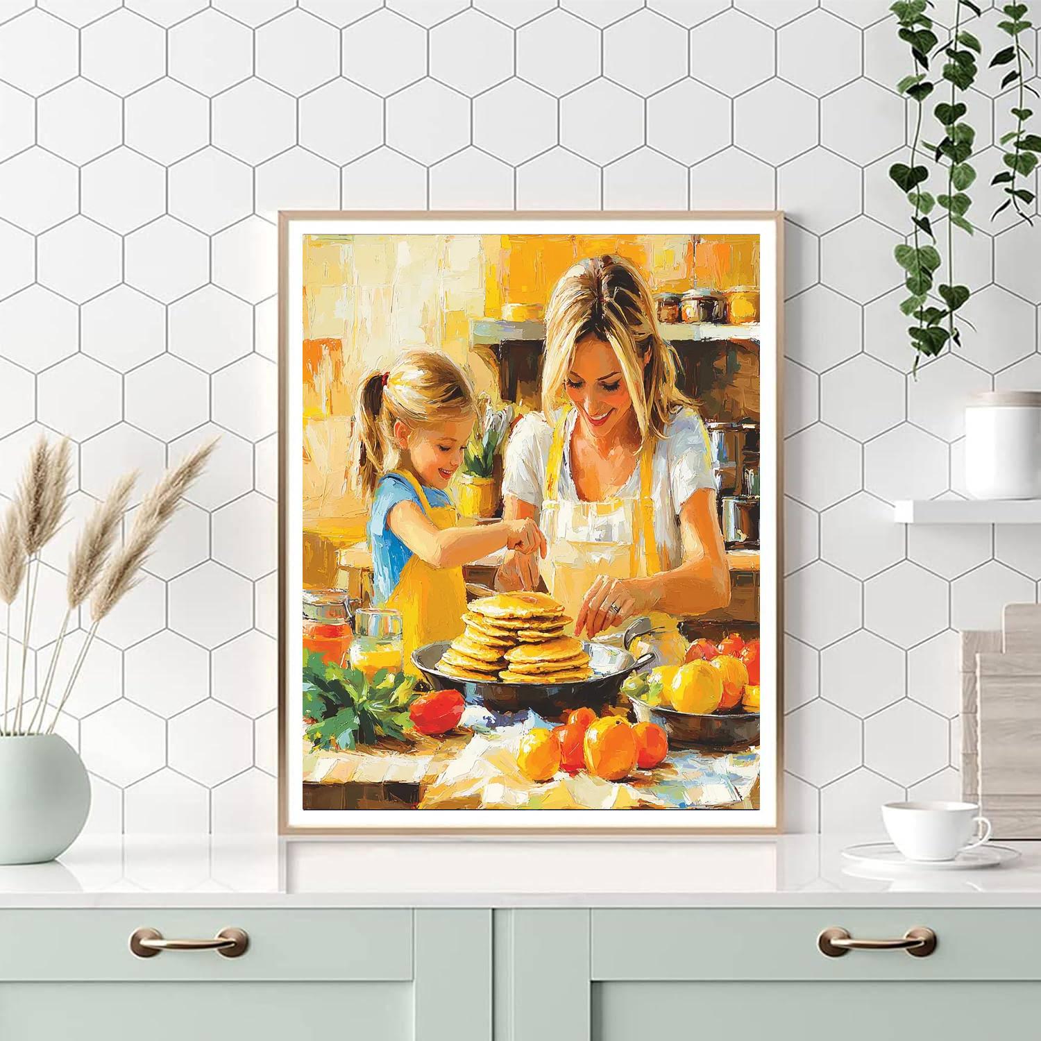 A Morning In The Kitchen Numbered Painting Kits