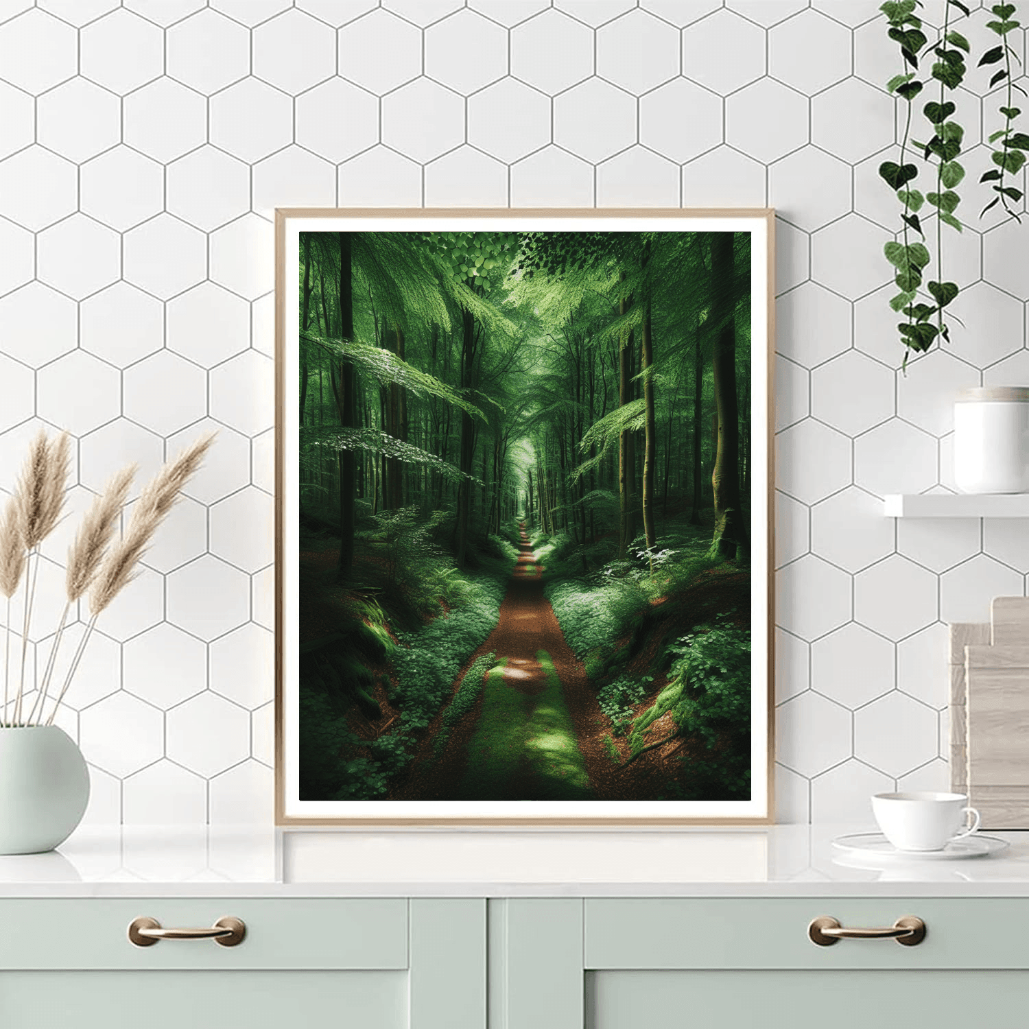 Secluded Forest Path Paint By Numbers