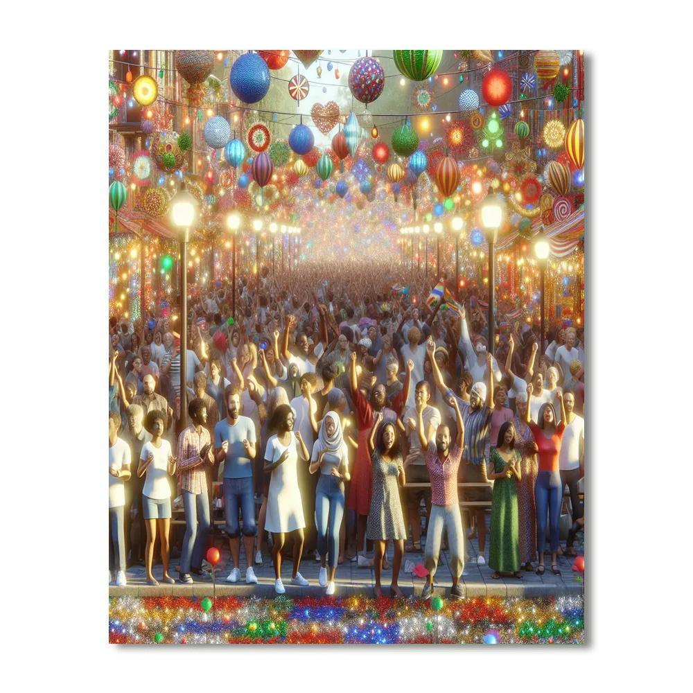Festival Of Color Paint By Number