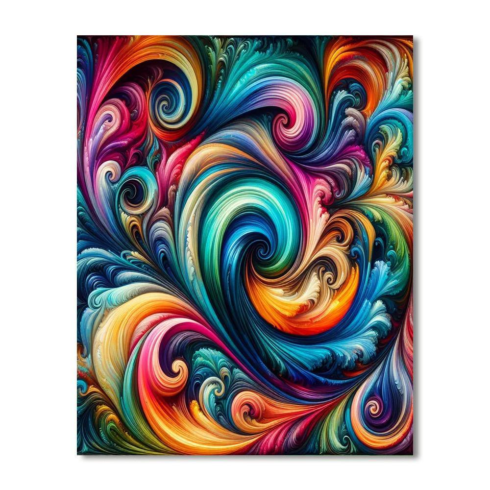 Boho Delight Number Painting