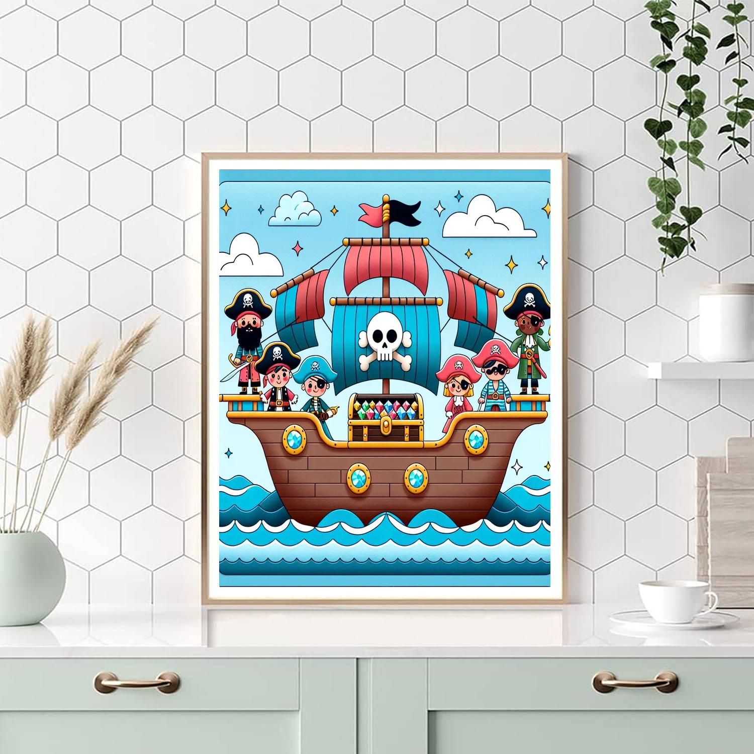 Jolly Pirate Crew Numbered Painting Kits