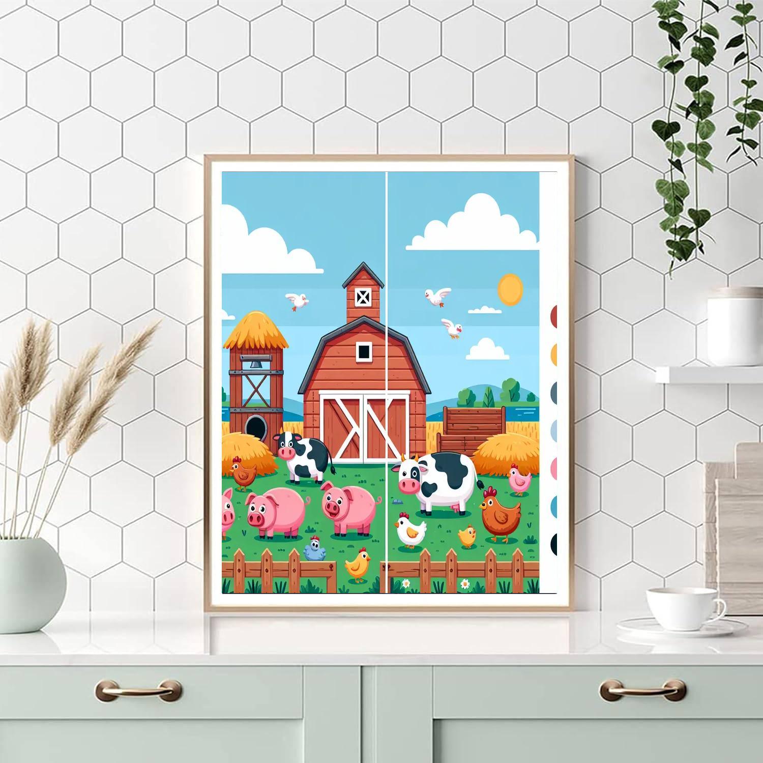 Farmyard Friends Celebration Paint By Number