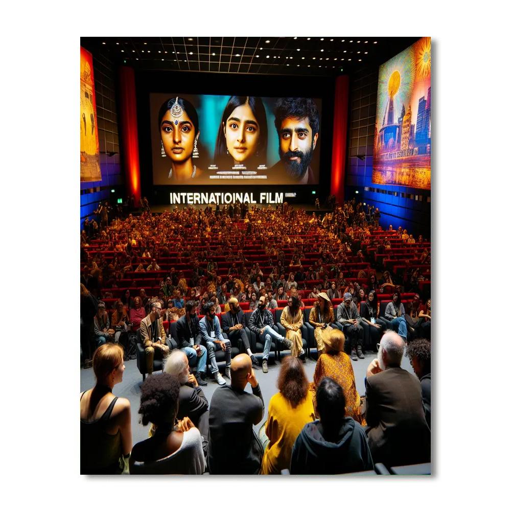 The Abu Dhabi Film Festival Painting By Numbers Kit