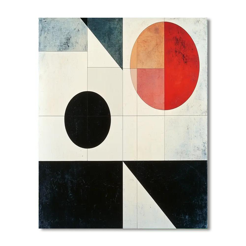 Kazimir Malevich Inspired Essence Of Shape  Paint By Numbers