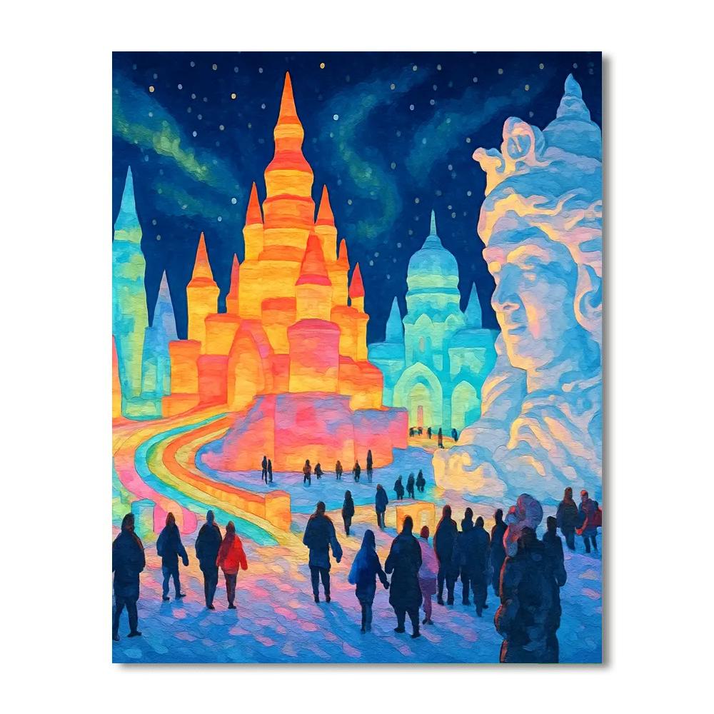 International Festival Of Ice And Snow Sculpture - Harbin Paint By Numbers Kits
