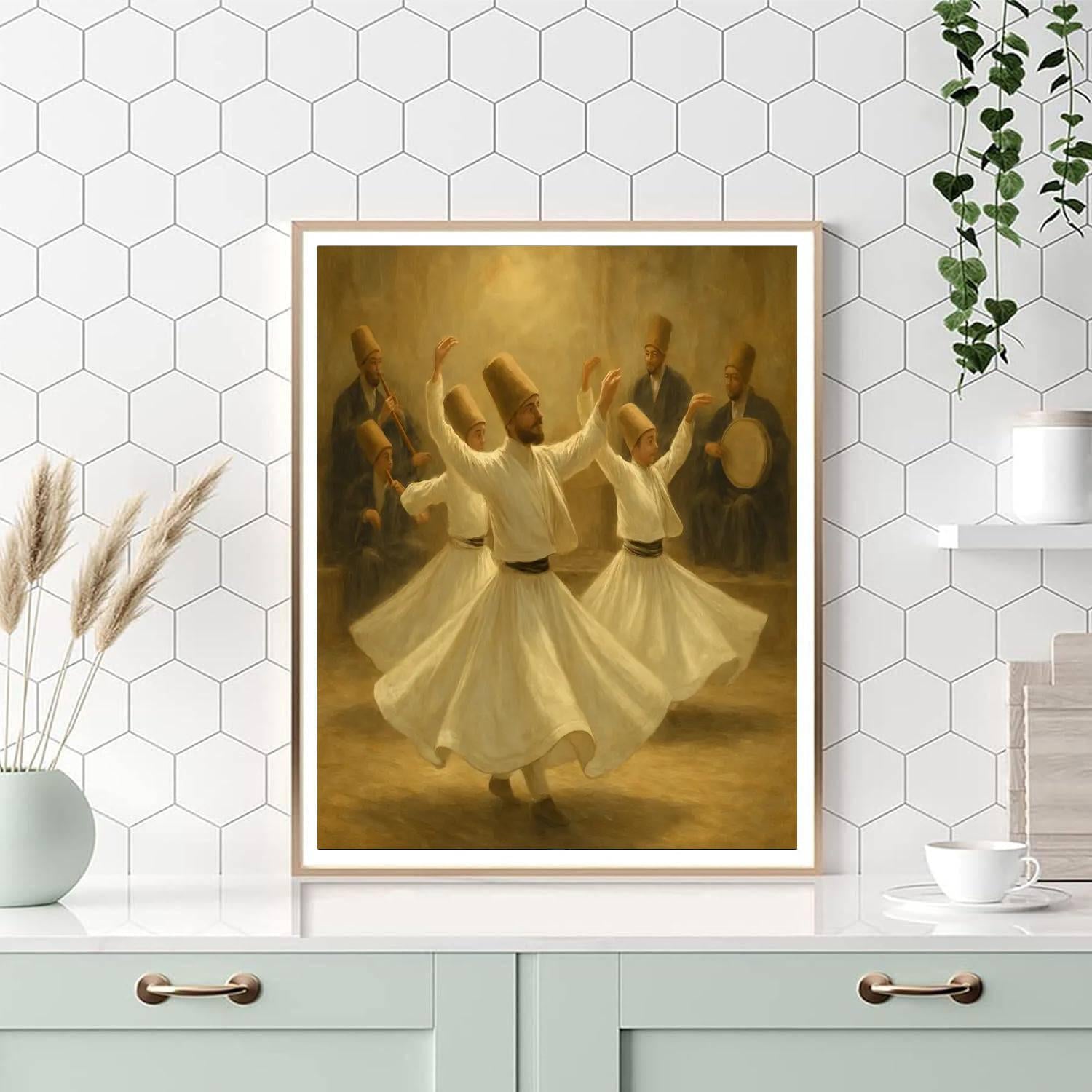 Whirling Dervishes Festival - Konya, Turkey Paint By Color