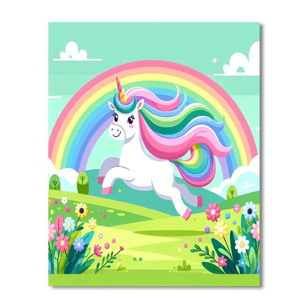 Dreamy Unicorn Adventure Paint By Color