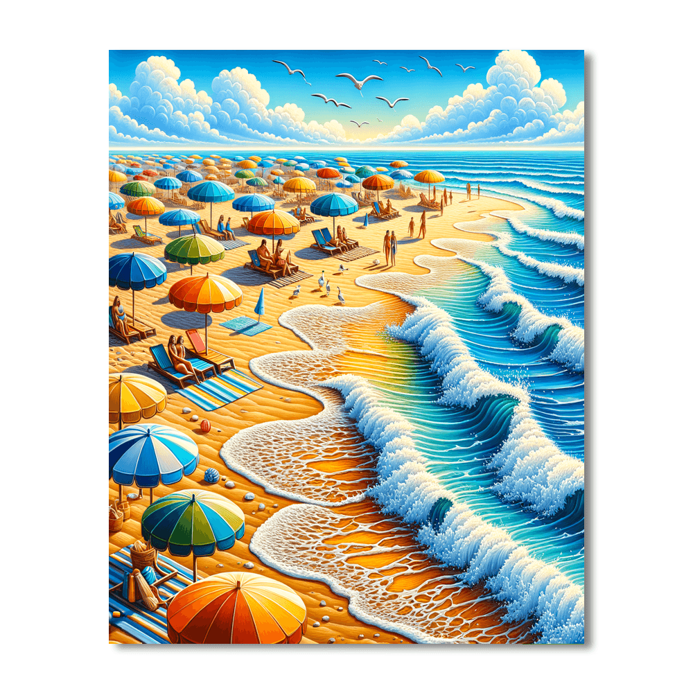 Coastal Charm Painting By Numbers Kit