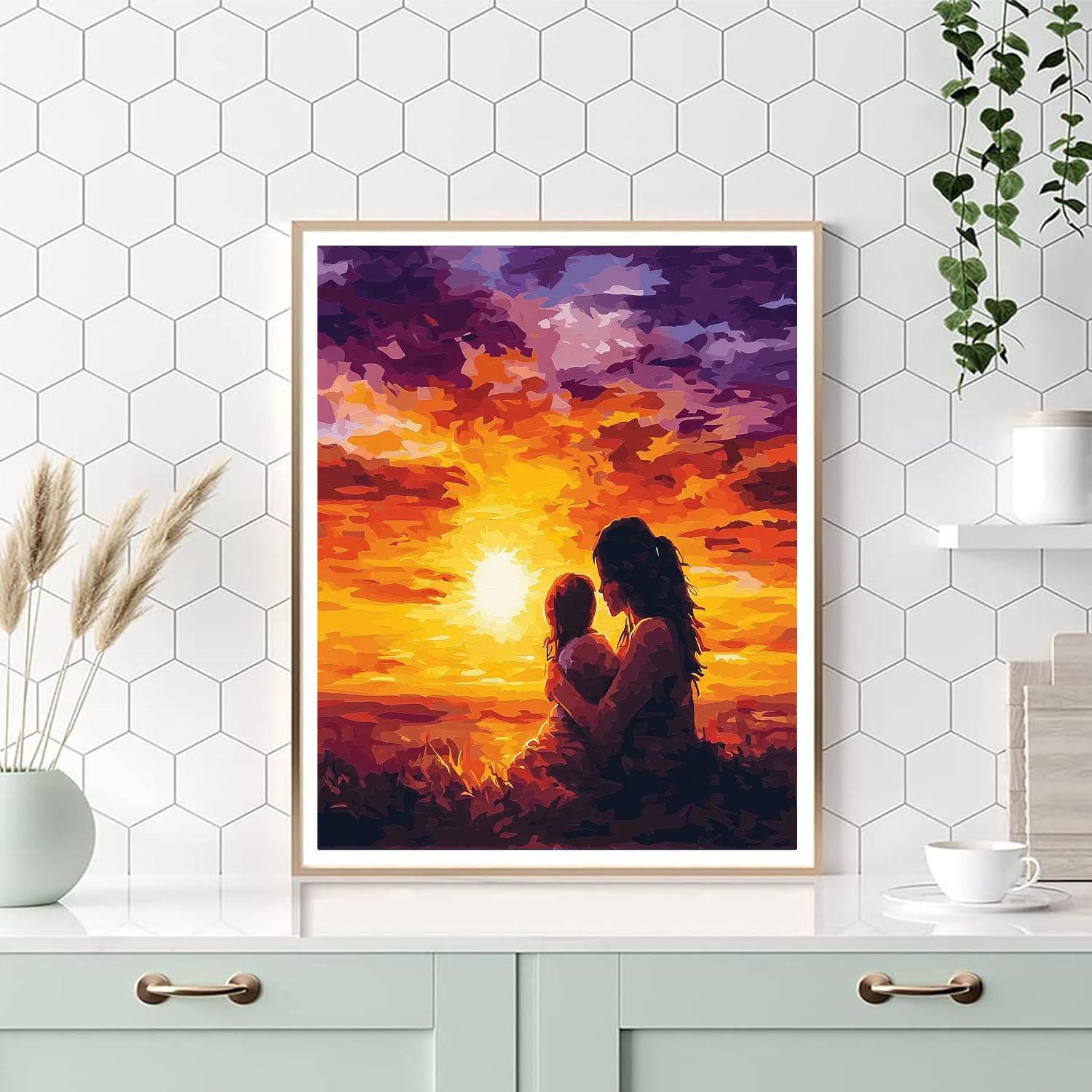 Sunset Snuggles Numbered Painting Kits