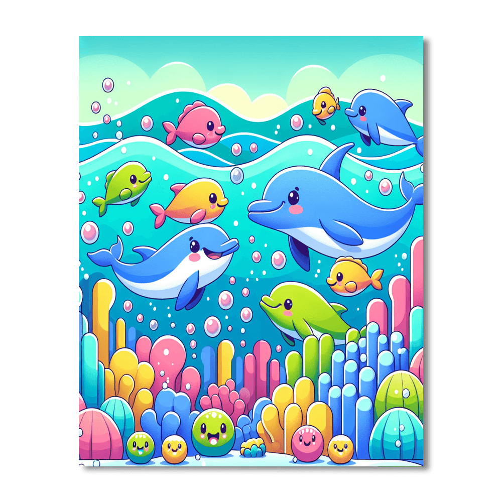 Magical Underwater Kingdom Paint By Color
