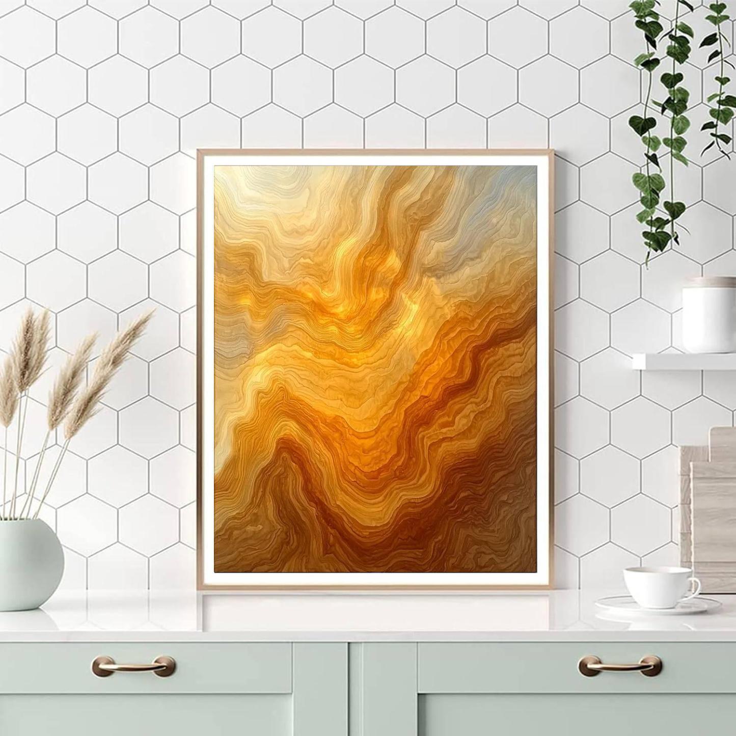 Nandalal Bose Inspired Patterns Of Light  Painting Number Kit